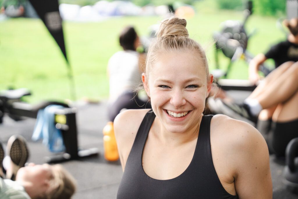 probetraining lachen